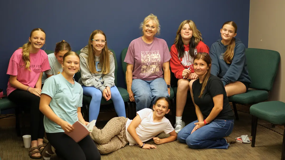 Brenda and her 6th grade girls group