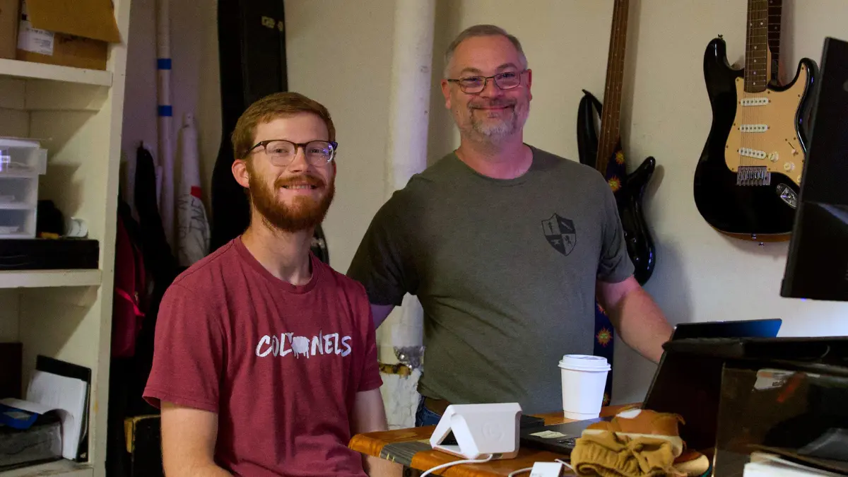 The Production team on a Sunday morning at Immanuel Baptist Church in Richmond, Kentucky