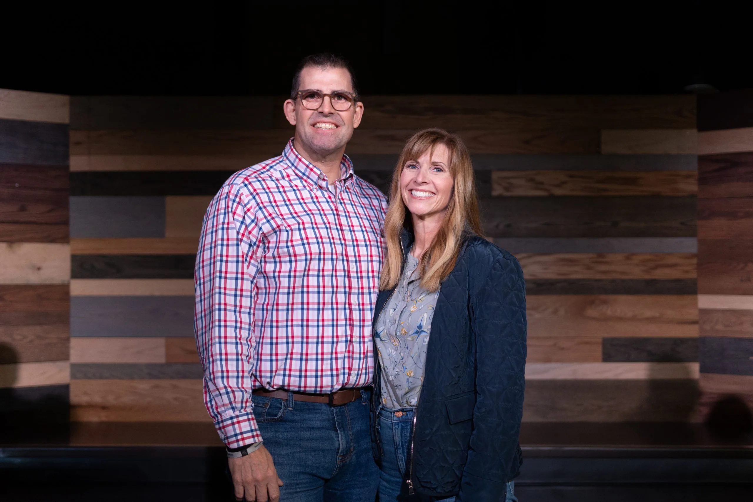 Richmond Campus Pastor Jon Barron and his wife Elaina Barron