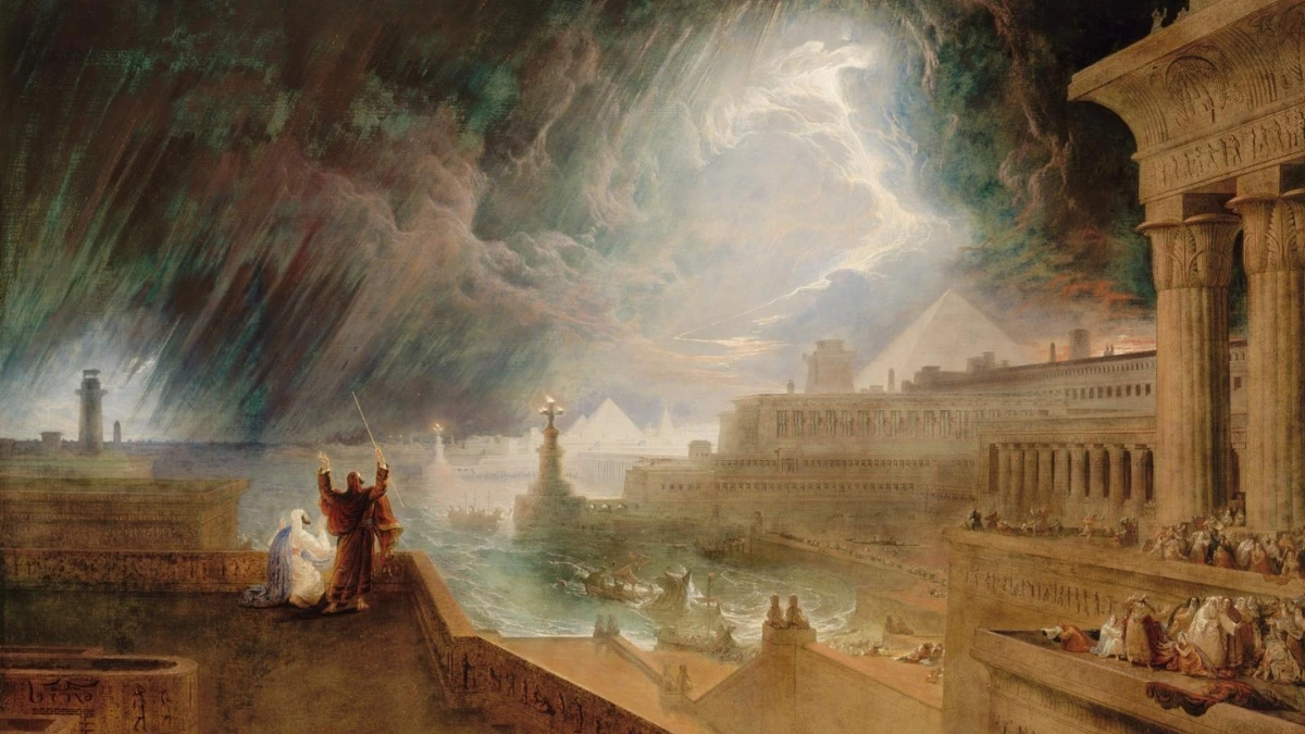 John Martin, The Seventh Plague of Egypt (1823).